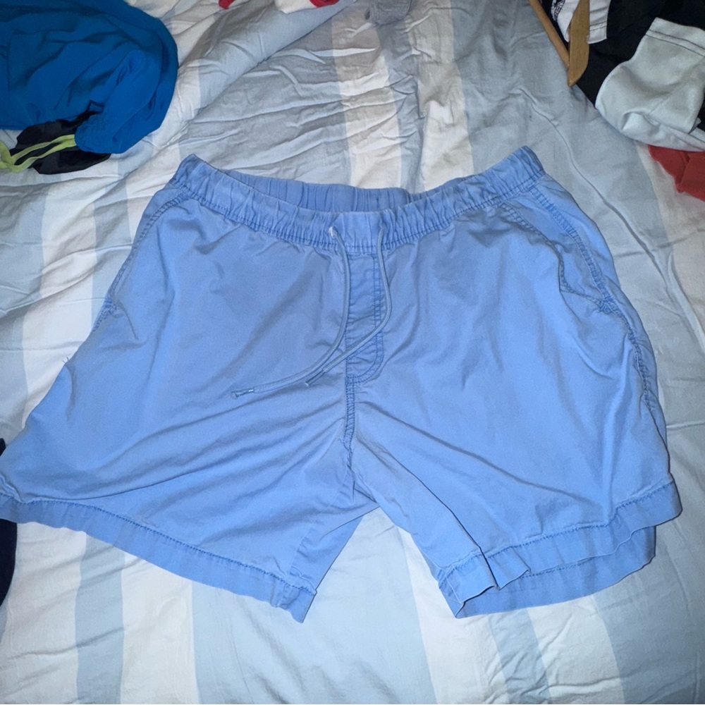 Izod Blue Saltwater Shorts Size Large Relaxed Fit saltwater stretch 7” inseam